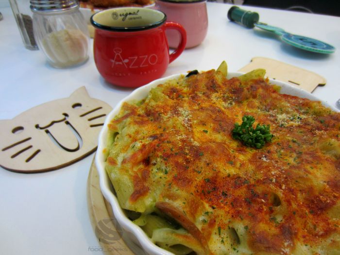 Baked Penne with Green Cream Sauce- NTD 130+ extra NT 25 if you want a baked one